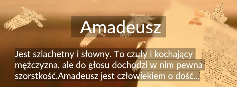 Znaczenie imienia Amadeusz