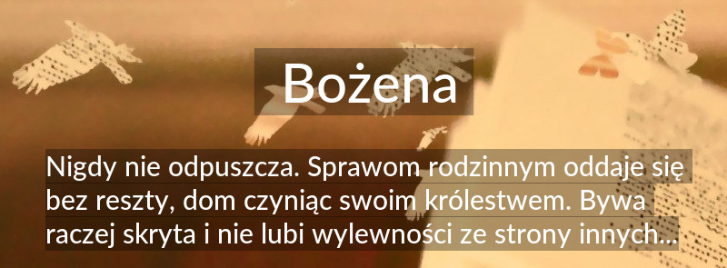 Znaczenie imienia Bożena