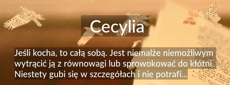 Znaczenie imienia Cecylia