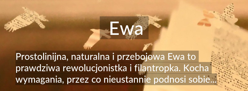 Znaczenie imienia Ewa