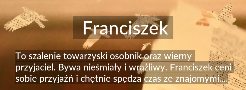 Znaczenie imienia Franciszek