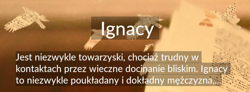 Znaczenie imienia Ignacy