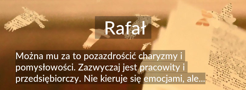 Znaczenie imienia Rafał