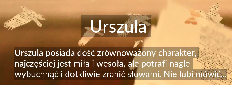 Znaczenie imienia Urszula