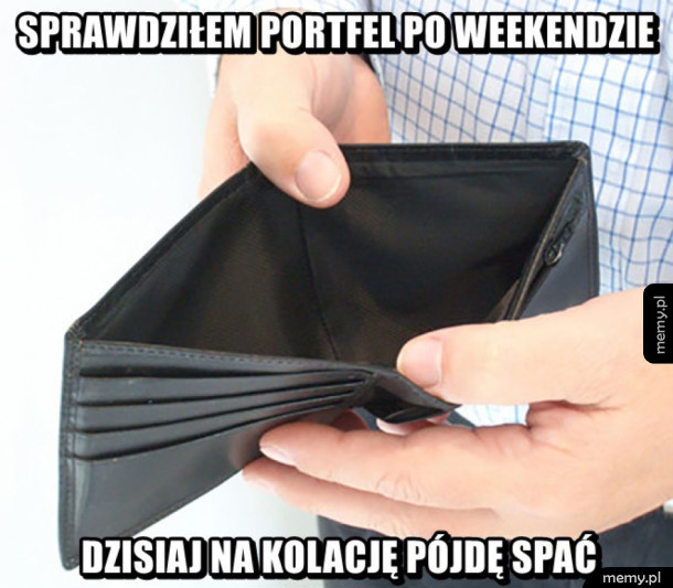 Portfel po weekendzie