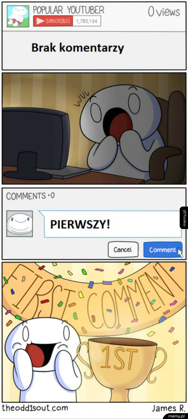 Pierwszy komentarz