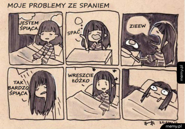Moje problemy ze spaniem