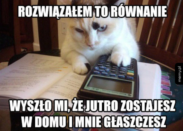 Rozwiązałem to równanie