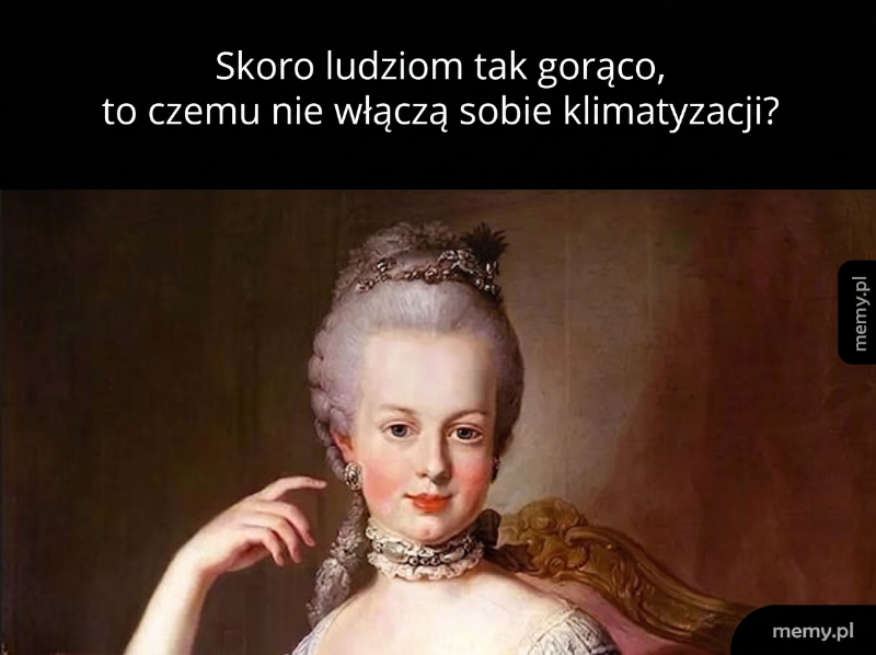 Portret kobiety w eleganckiej sukni z dużą fryzurą.