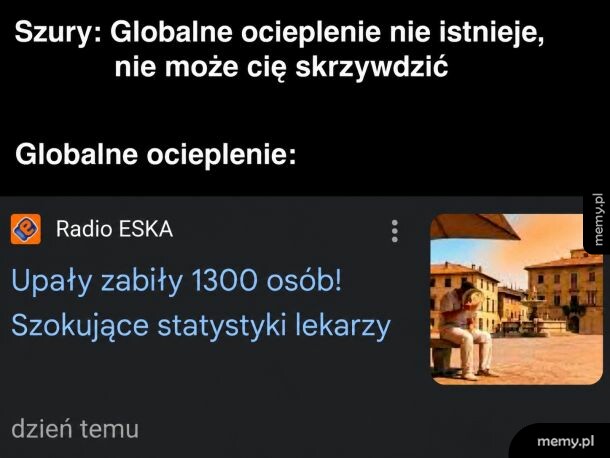Trzymajcie się tam w tym gorącu