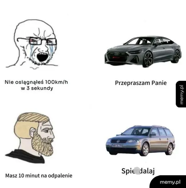 Nowe auta kontra stare legendy – zupełnie inna kultura jazdy 😂