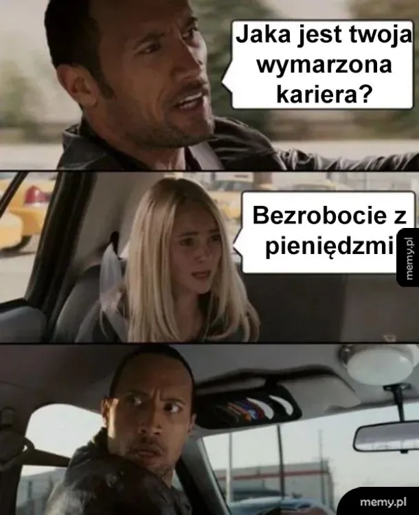 Mężczyzna w samochodzie rozmawia z kobietą.