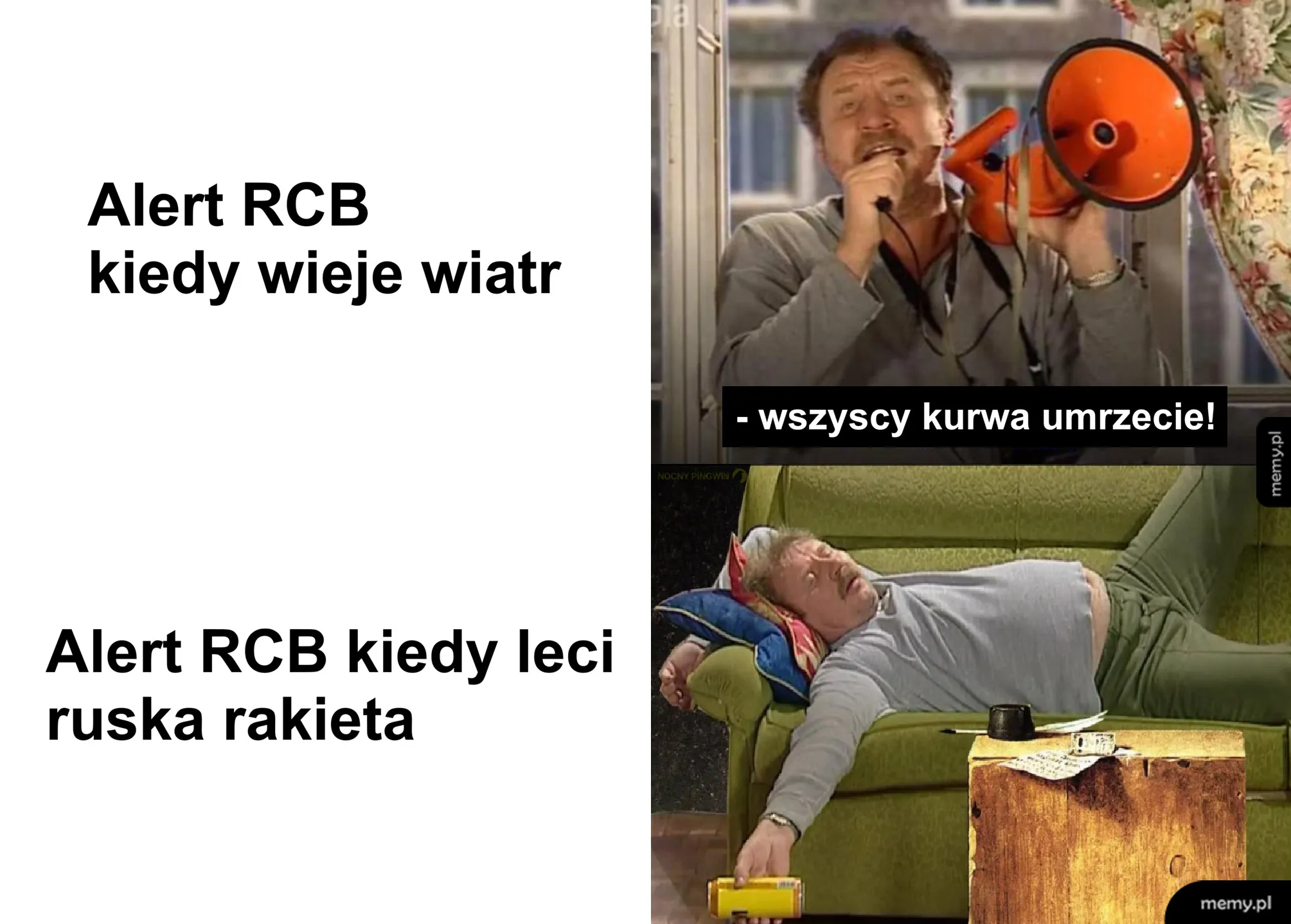 Przynajmniej syreny wyły