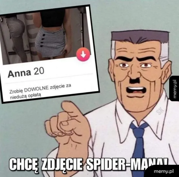 Kto chce jeszcze zdjęcie Spidermana?