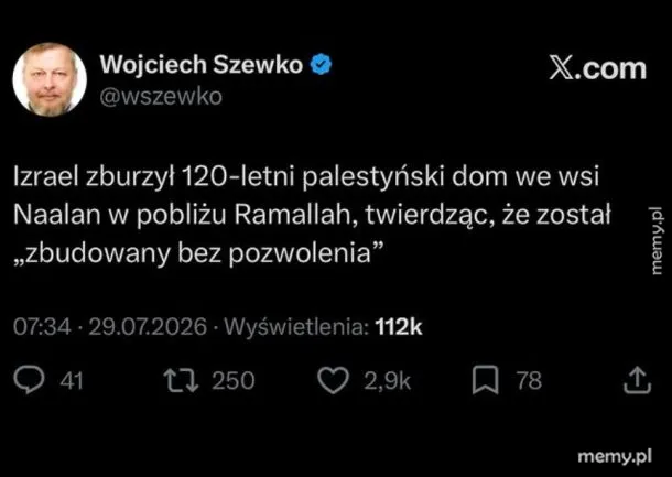 Samowolka budowlana w ziemi obiecanej
