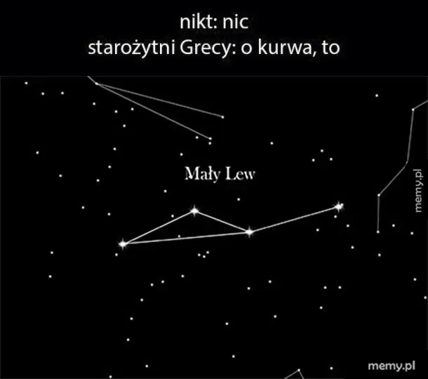 Gwiazdozbiory na tle nocnego nieba z napisem.