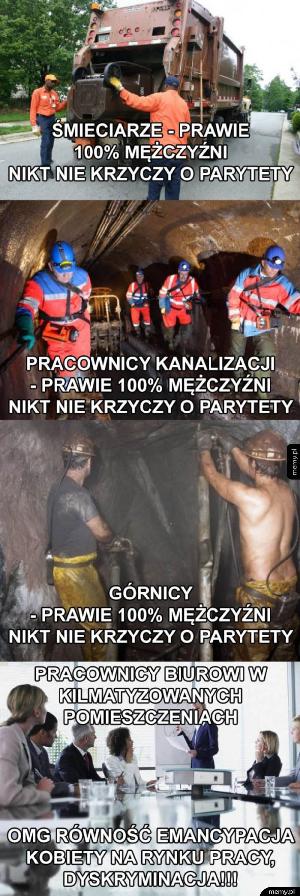Tak wygląda równość
