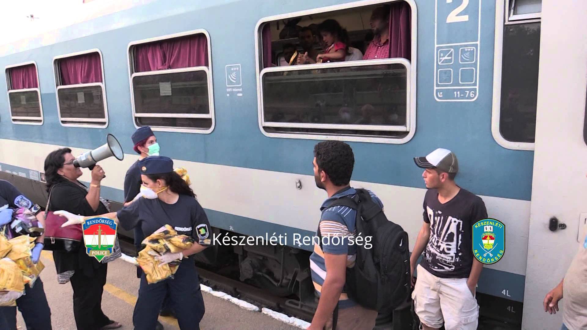 Węgierscy faszyści poniżają biednych muzułmańskich uchodźców