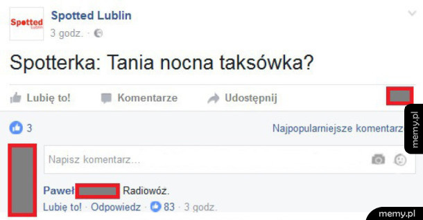 Tania nocna taksówka
