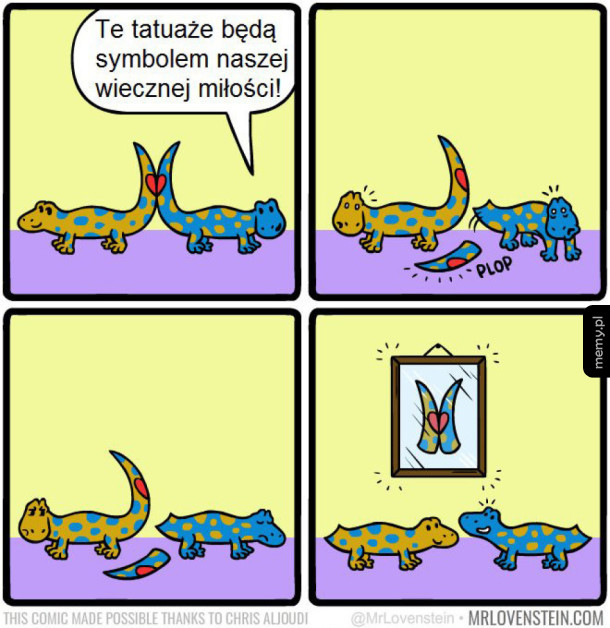Te tatuaże będą symbolem naszej wiecznej miłości