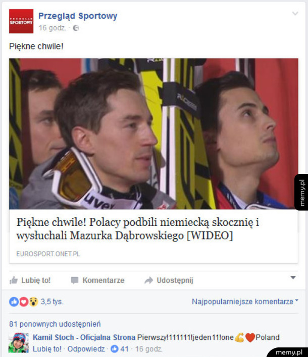 Zgadnijcie, kto dzisiaj wygra skoki?