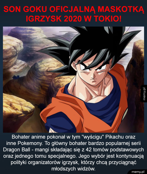 Oficjalna maskotka igrzysk w Tokio wybrana!
