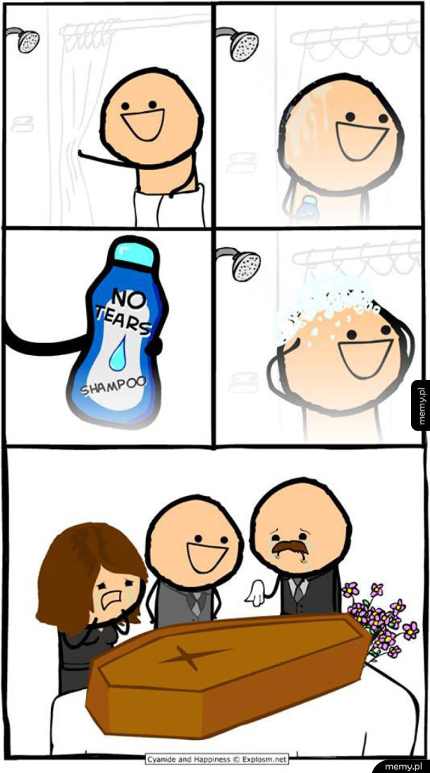 No tears