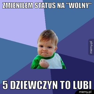 Zmieniłem status na "wolny"