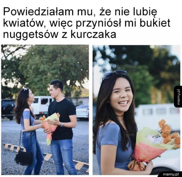 Wszystko, tylko nie bukiet kwiatów