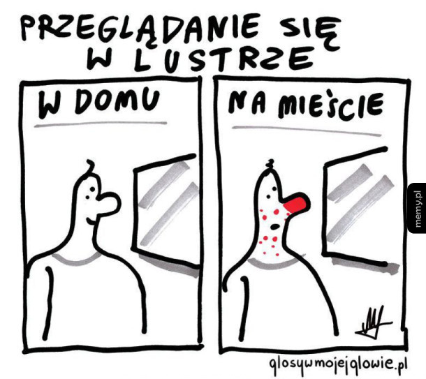 Przeglądanie się w lustrze