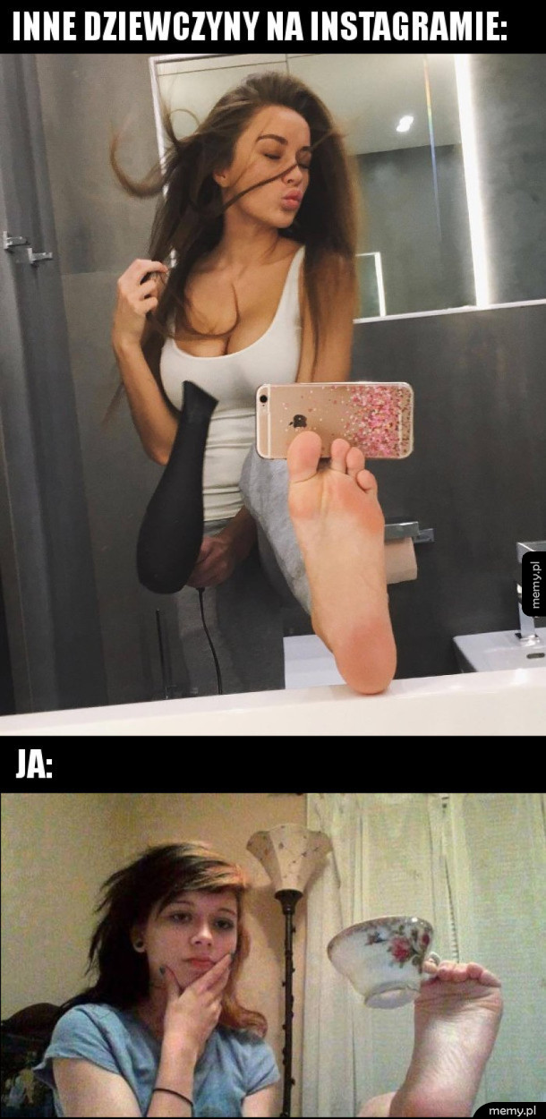 Ja vs. inne dziewczyny na Instagramie
