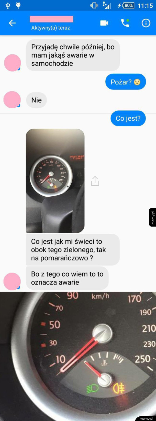 Awaria w samochodzie