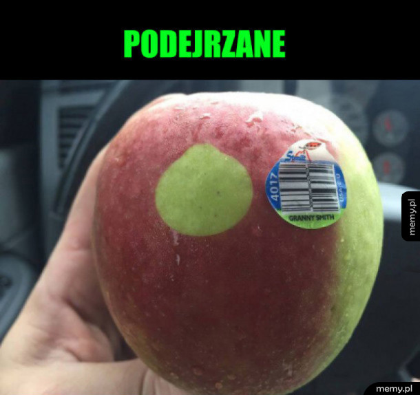 Podejrzane jabłko