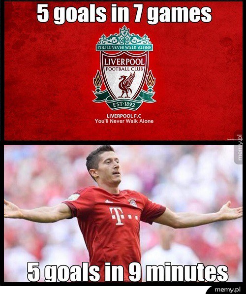 Robert Lewandowski 5 goli w 9 minut!