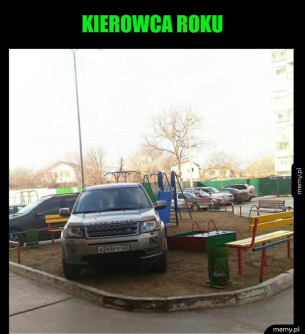 Nieudane parkowanie