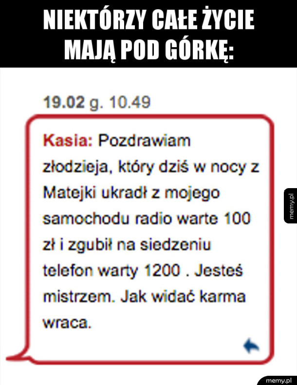 Złodziej miał pecha