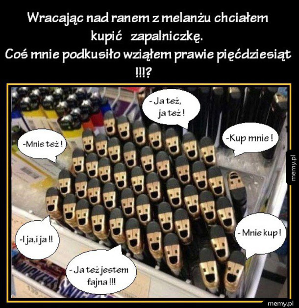 Po melanżu...