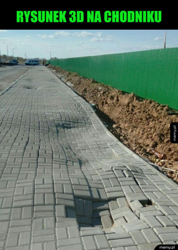 Oryginalny chodnik