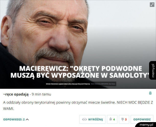 Kolejny genialny pomysł Macierewicza