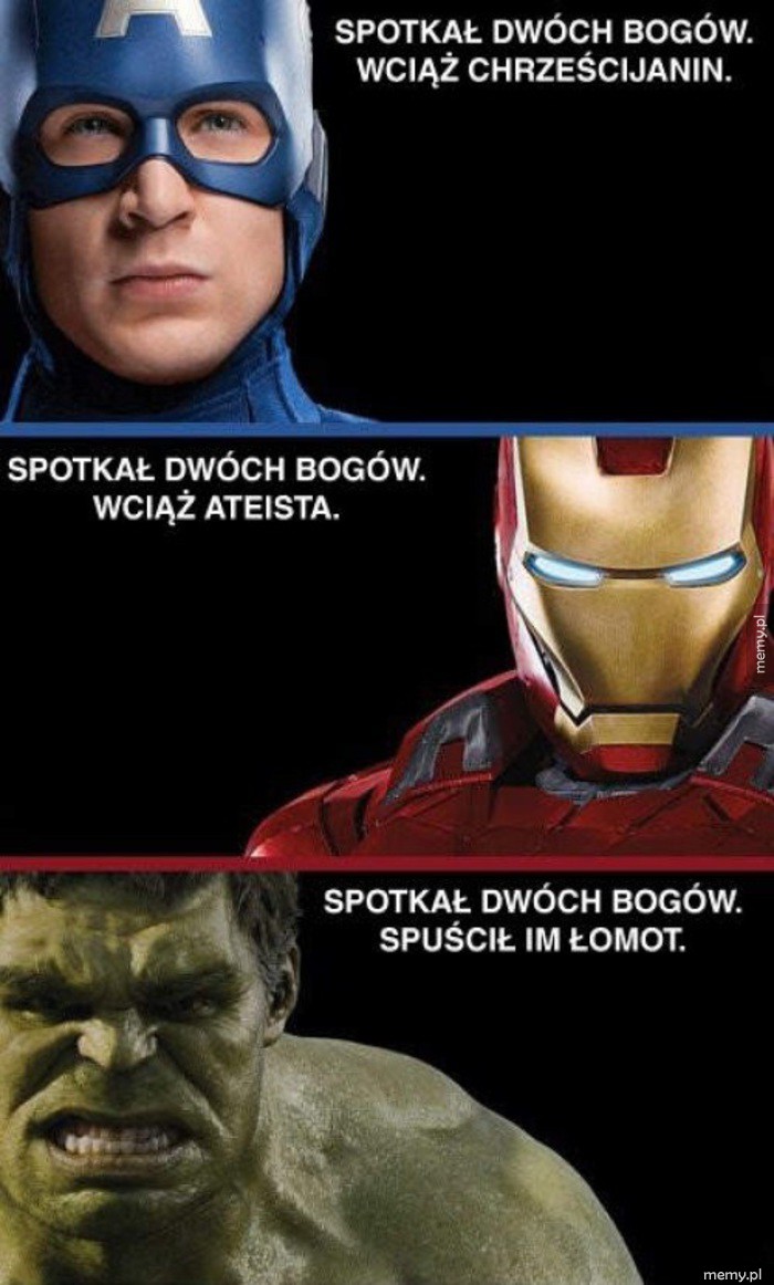 Hulk ma chyba najbardziej racjonalne podejście z tej trójki