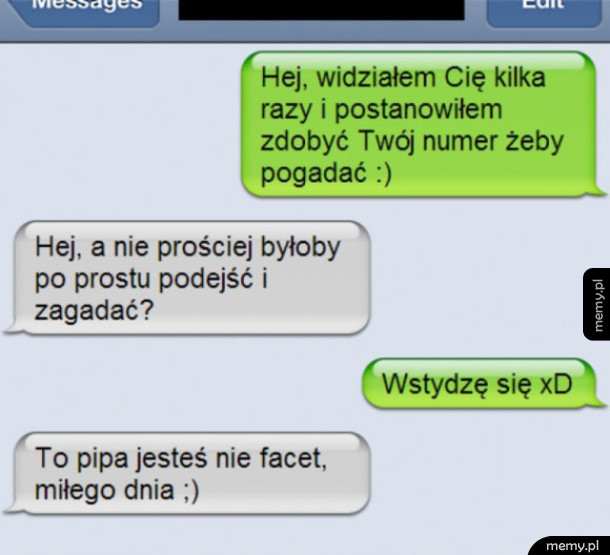 Wstydliwy chłopak