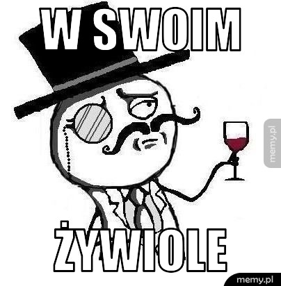 W swoim żywiole