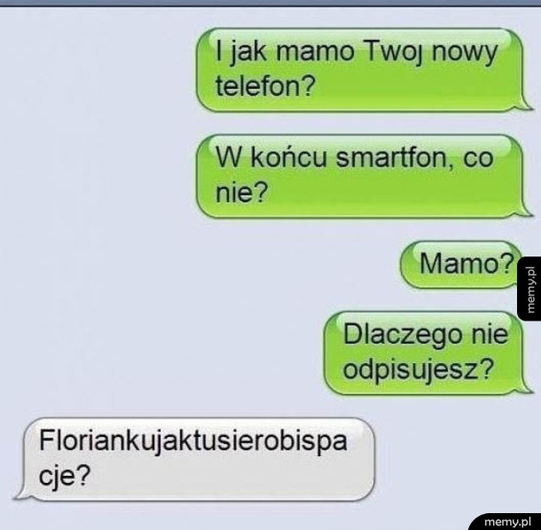 Mama i smartfon