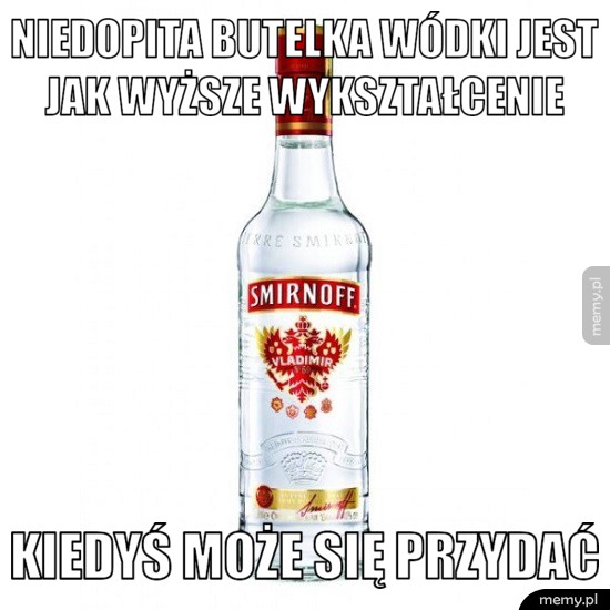 Butelka wódki