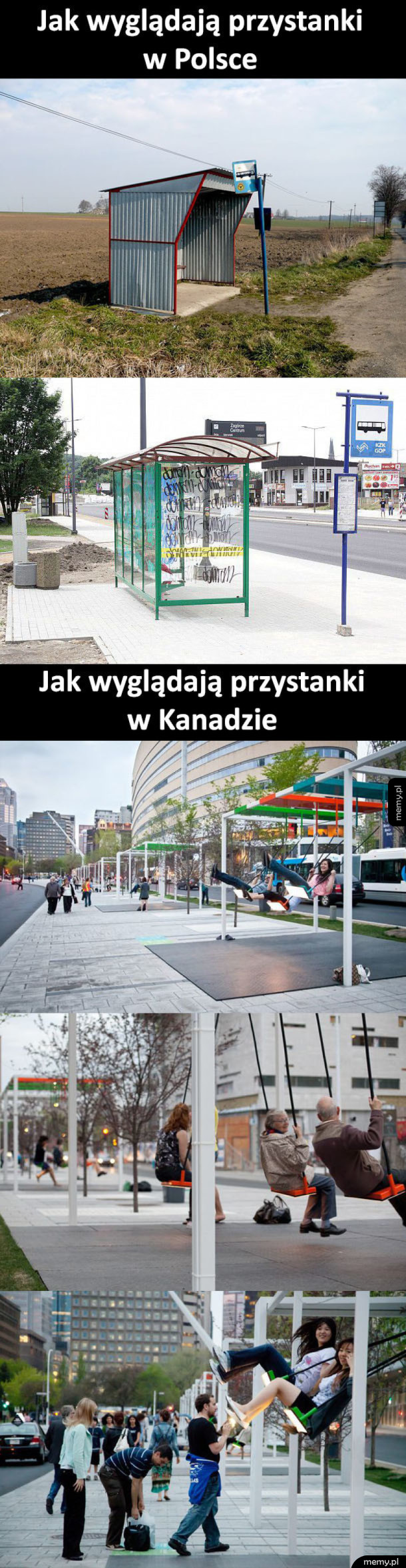 Przystanki w Kanadzie