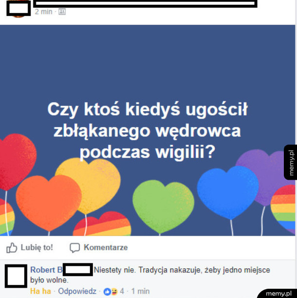 Tradycja przecież tak nakazuje