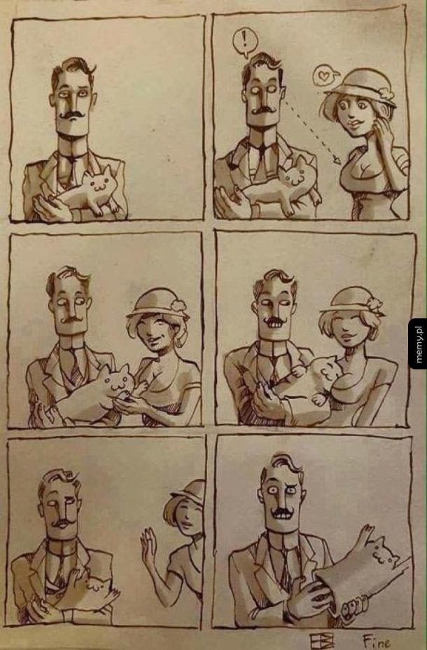 Dżentelmen z kotem