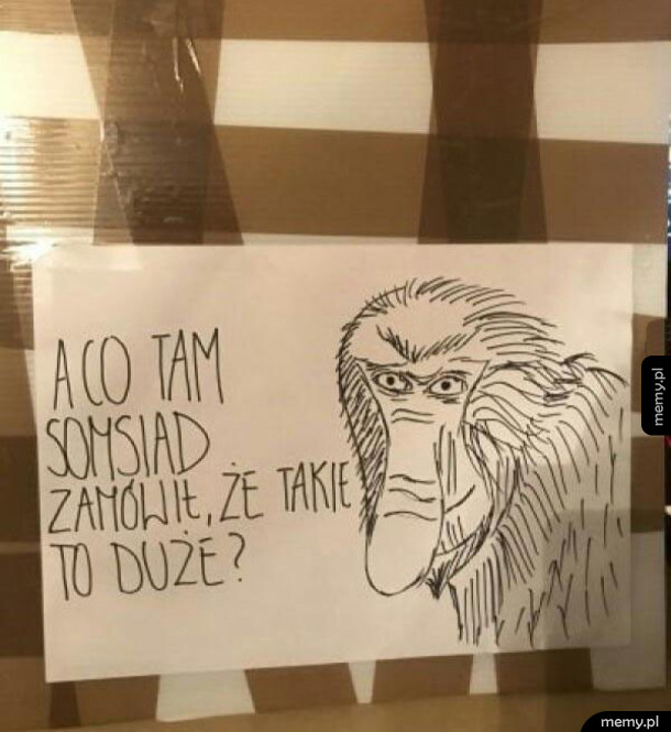 Kiedy somsiad pracuje na poczcie