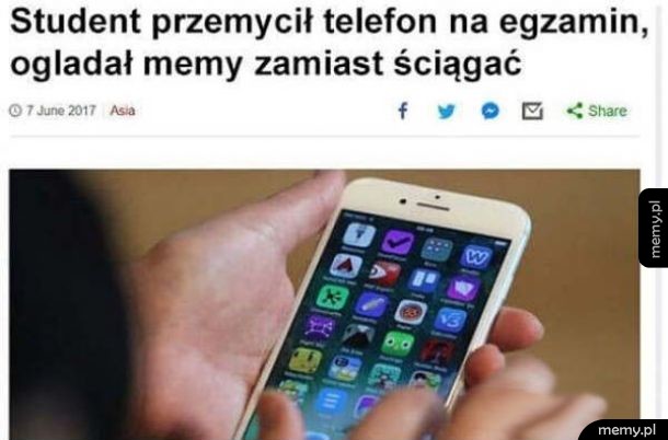 Co za student...