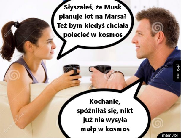 Chciałabym polecieć w kosmos